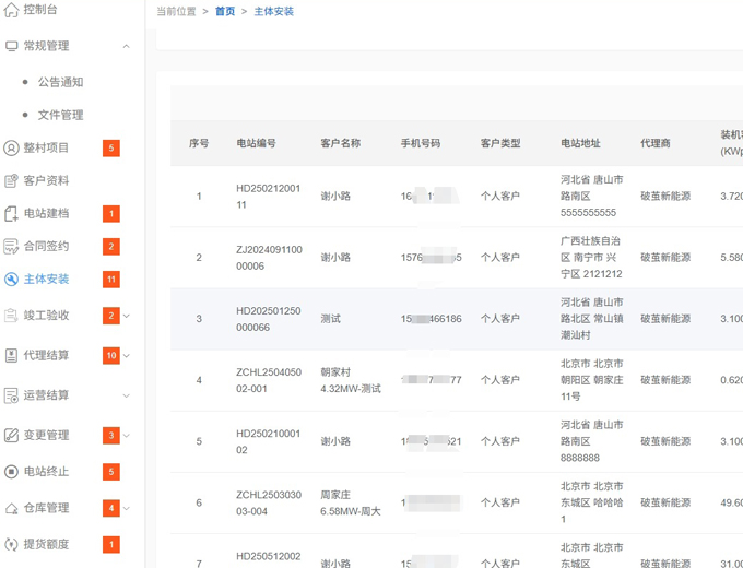 分布式光伏电站管理系统